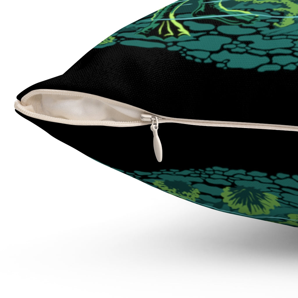 Mid Century Swamp Couple - 10"x10" Pillow