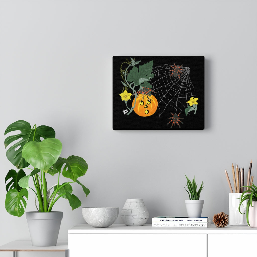 Fall Spiderweb - 10"x8" Canvas