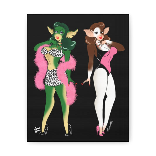 Gremlin Babes - Canvas Print