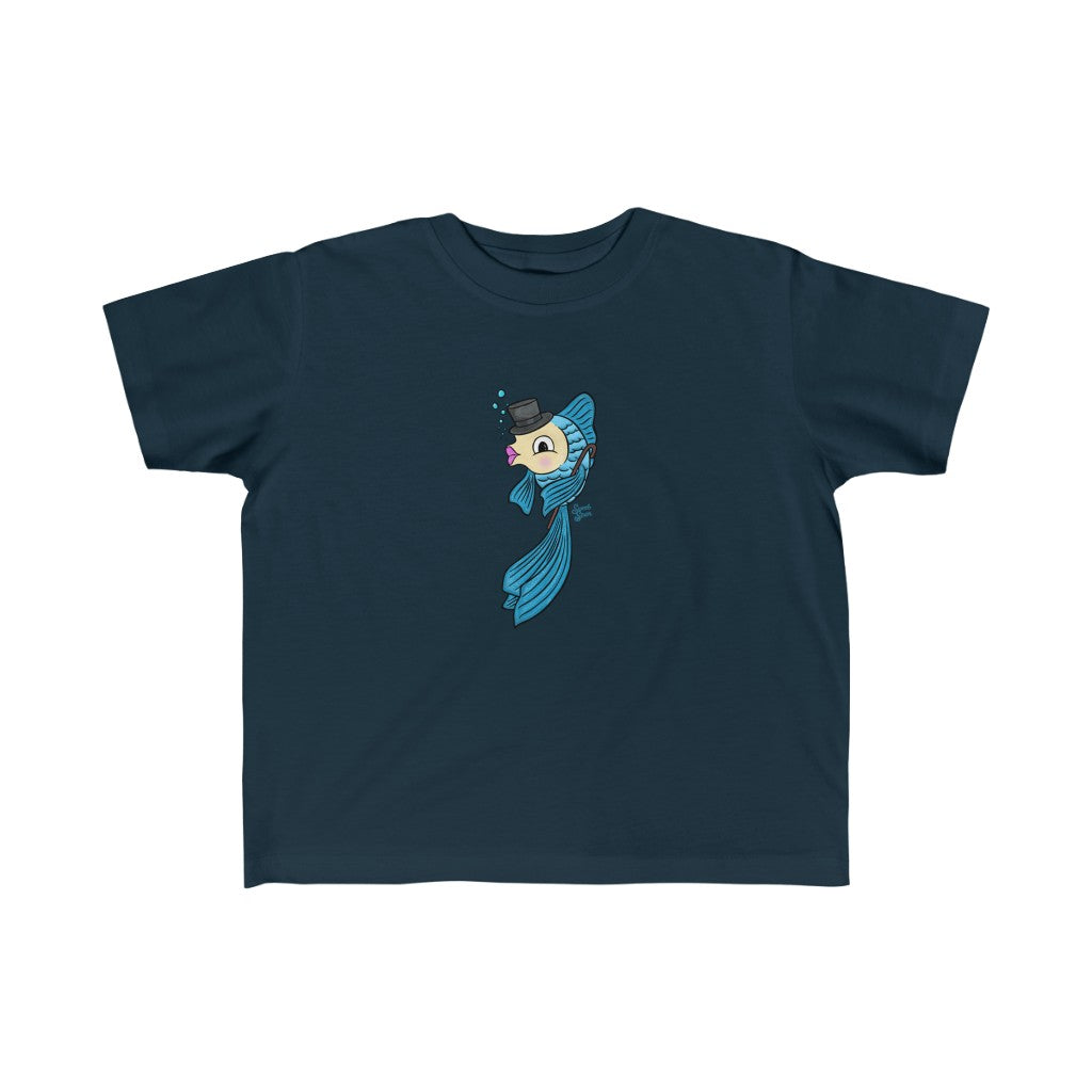 Dapper Fish Gentleman - Toddler Jersey Tee