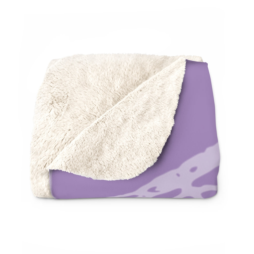 Spider Web Babe - Sherpa Fleece Blanket