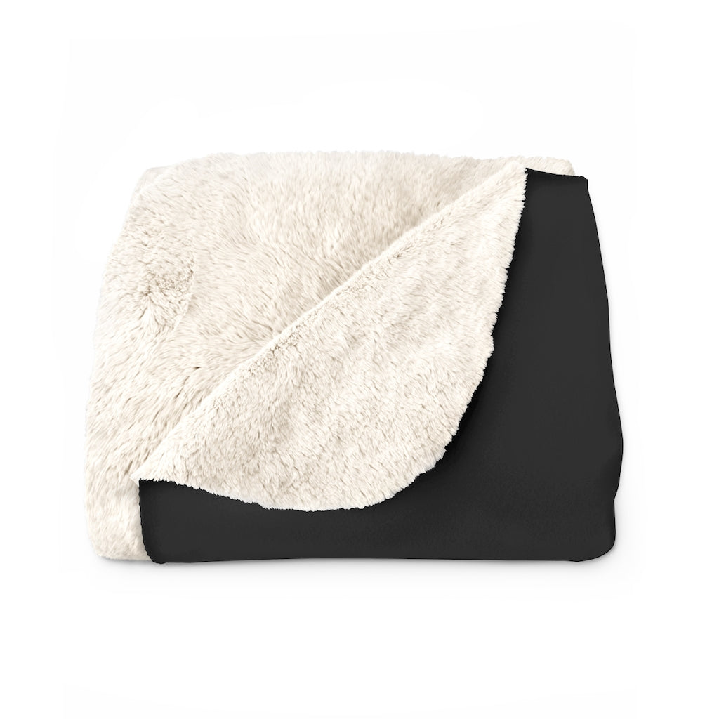 3 Trick or Treat Babes -All Black - Sherpa Fleece Blanket