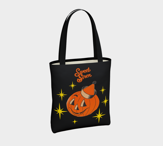 Retro Hallowen Starlight - BASIC Tote Bag