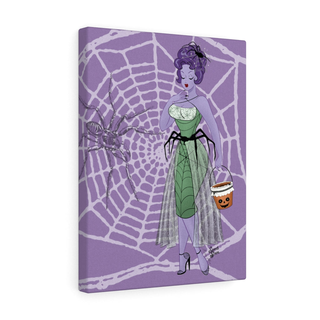 Spiderweb Babe - Canvas
