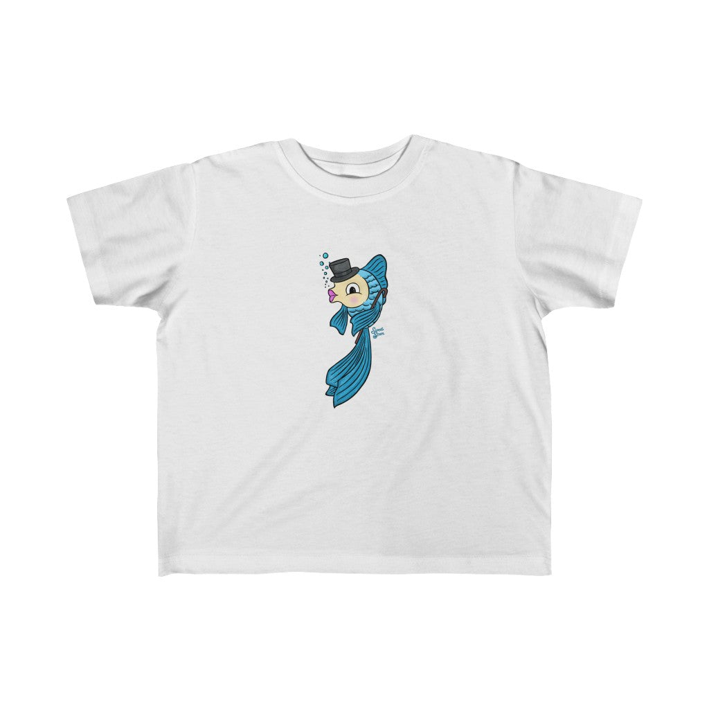 Dapper Fish Gentleman - Toddler Jersey Tee