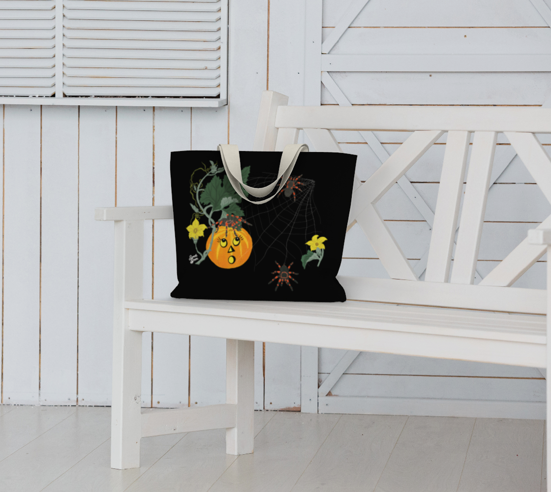 Fall Spiderweb - Beach Tote Bag