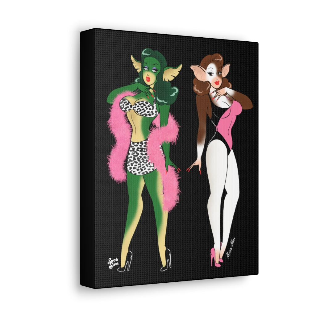 Gremlin Babes - Canvas Print