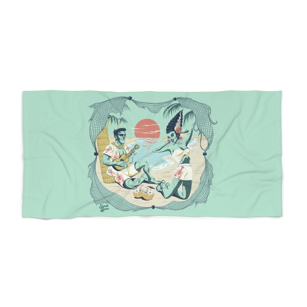 We’re Alive! Aqua Beach Towel