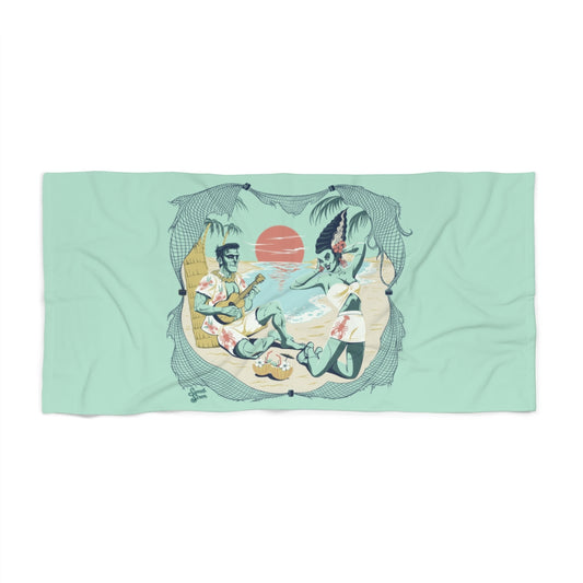 We’re Alive! Aqua Beach Towel
