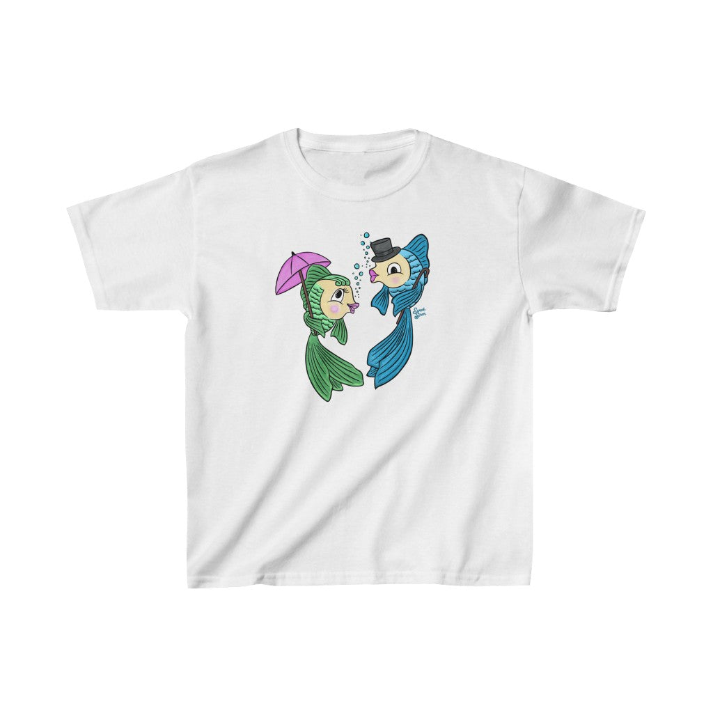Dapper Fish Couple - Youth Kids Tee