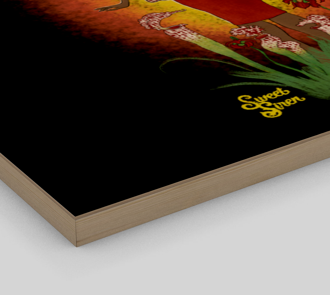 Beautiful but Deadly - Wood Art Print