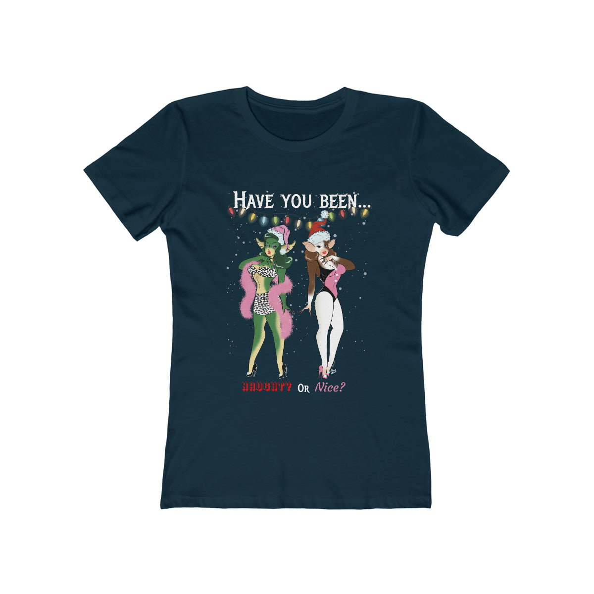 Naughty or Nice Gremlin Babes - Women's Tee