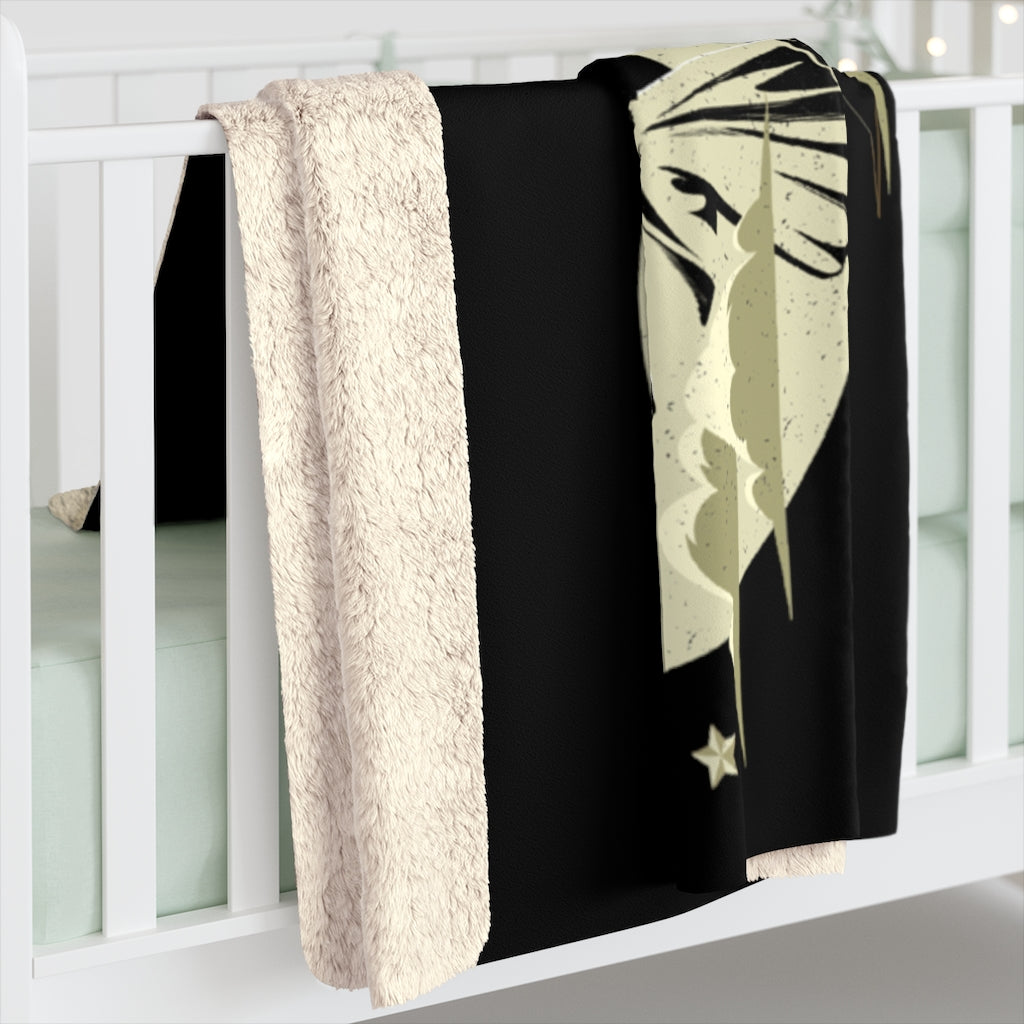 Queen of the Night - Sherpa Fleece Blanket