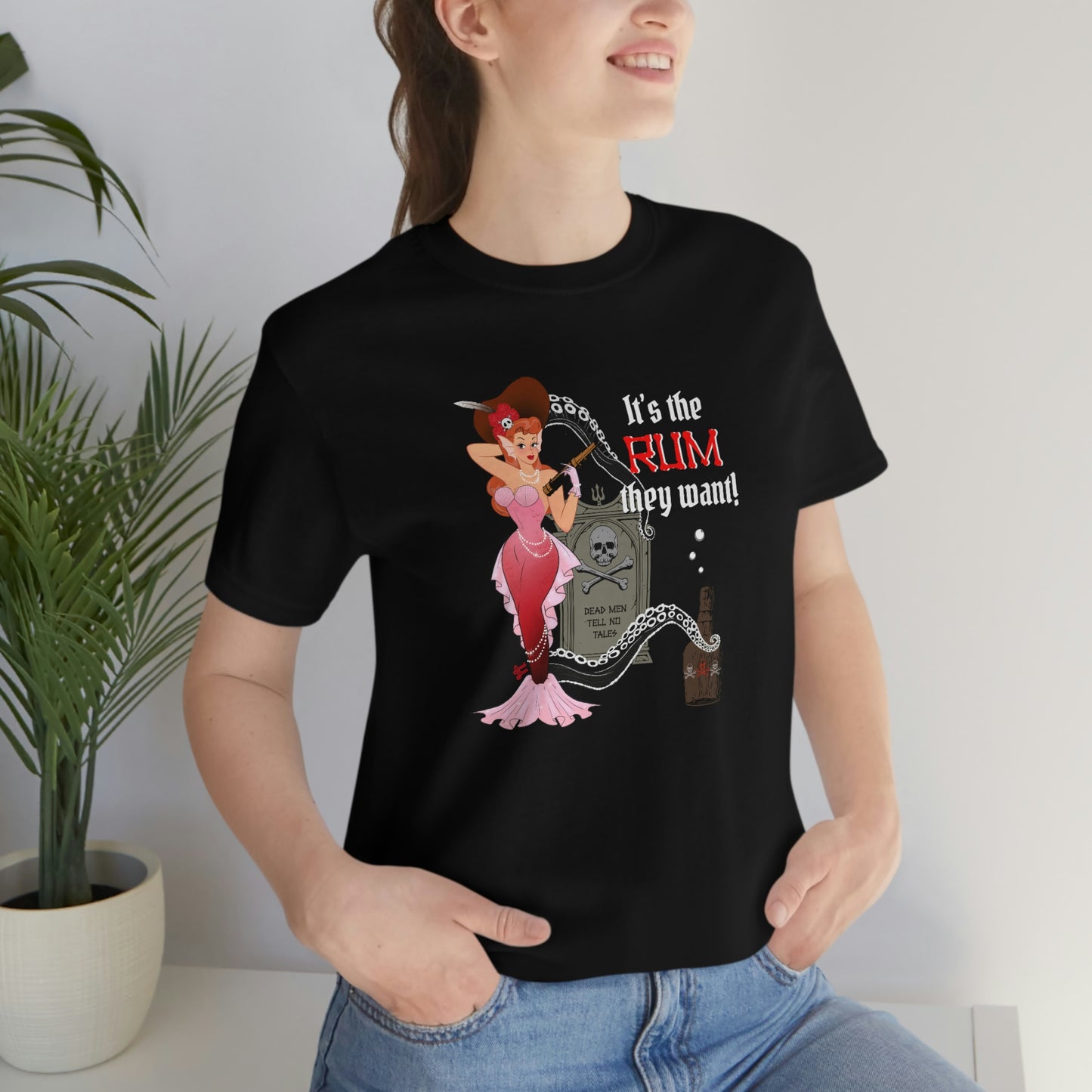 Red Headed Pirate Mermaid - Unisex Tee