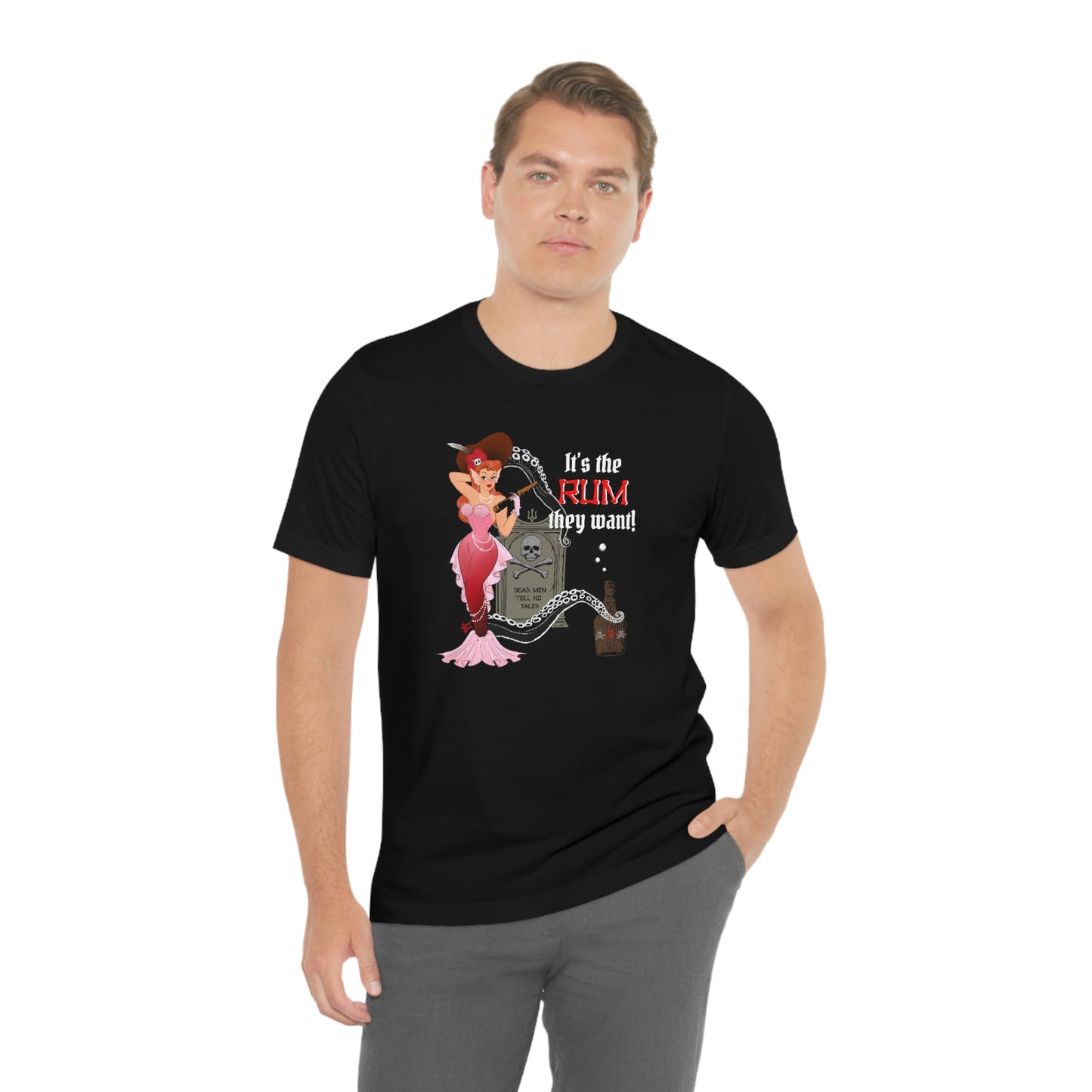 Red Headed Pirate Mermaid - Unisex Tee
