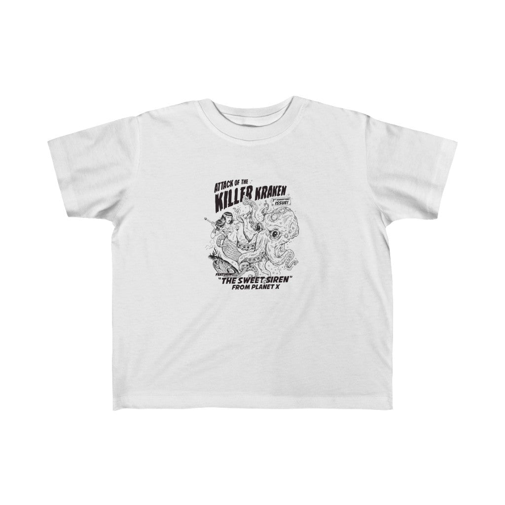 Attack of the Killer Kraken! - Toddler Jersey Tee
