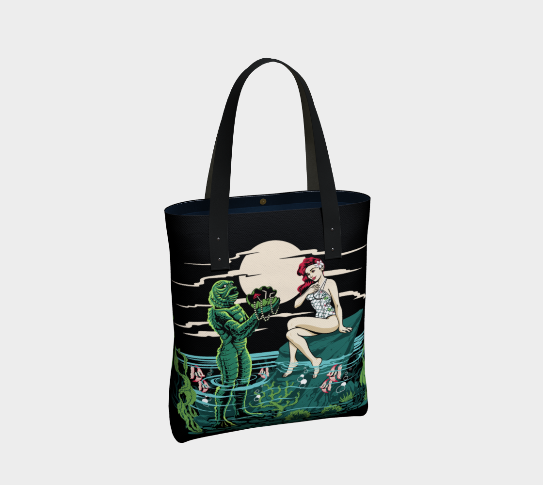Mid Century Swamp Couple - Urban Tote