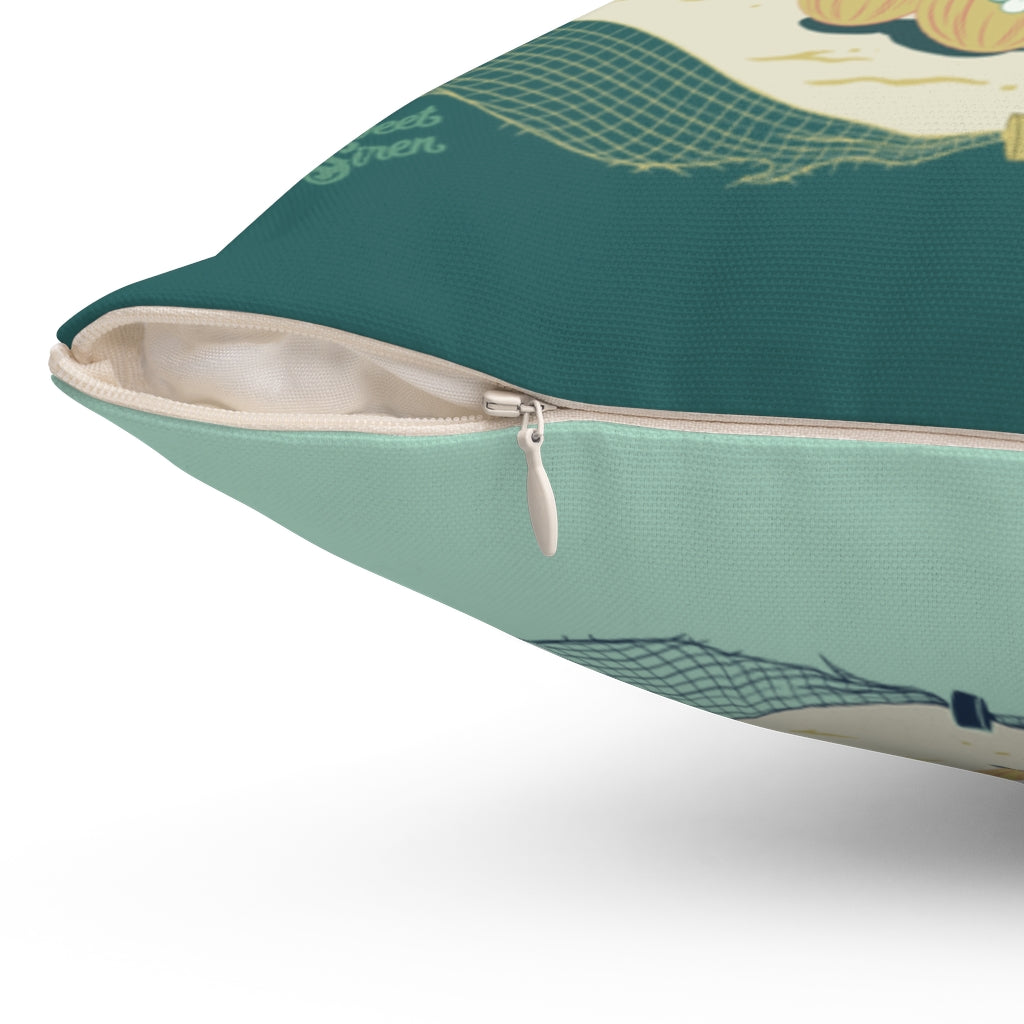 We're Alive! - FULL Pillow - Aqua & Teal