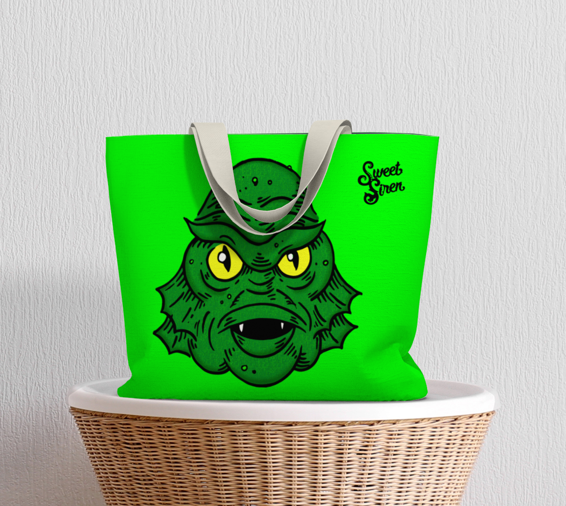 Creature Head - Beach Tote