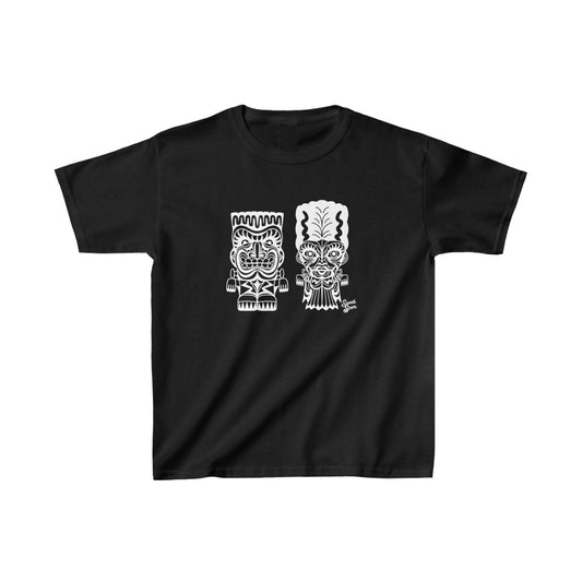 Franky & Bride Tiki Mosnters - Youth Kids Tee