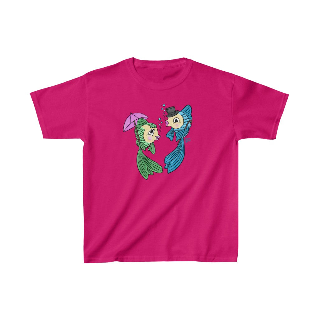 Dapper Fish Couple - Youth Kids Tee