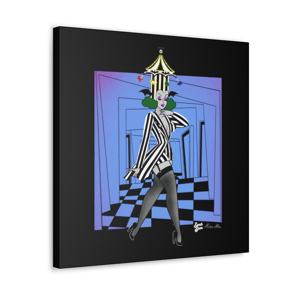 Beetlejuice Babe Canvas Print