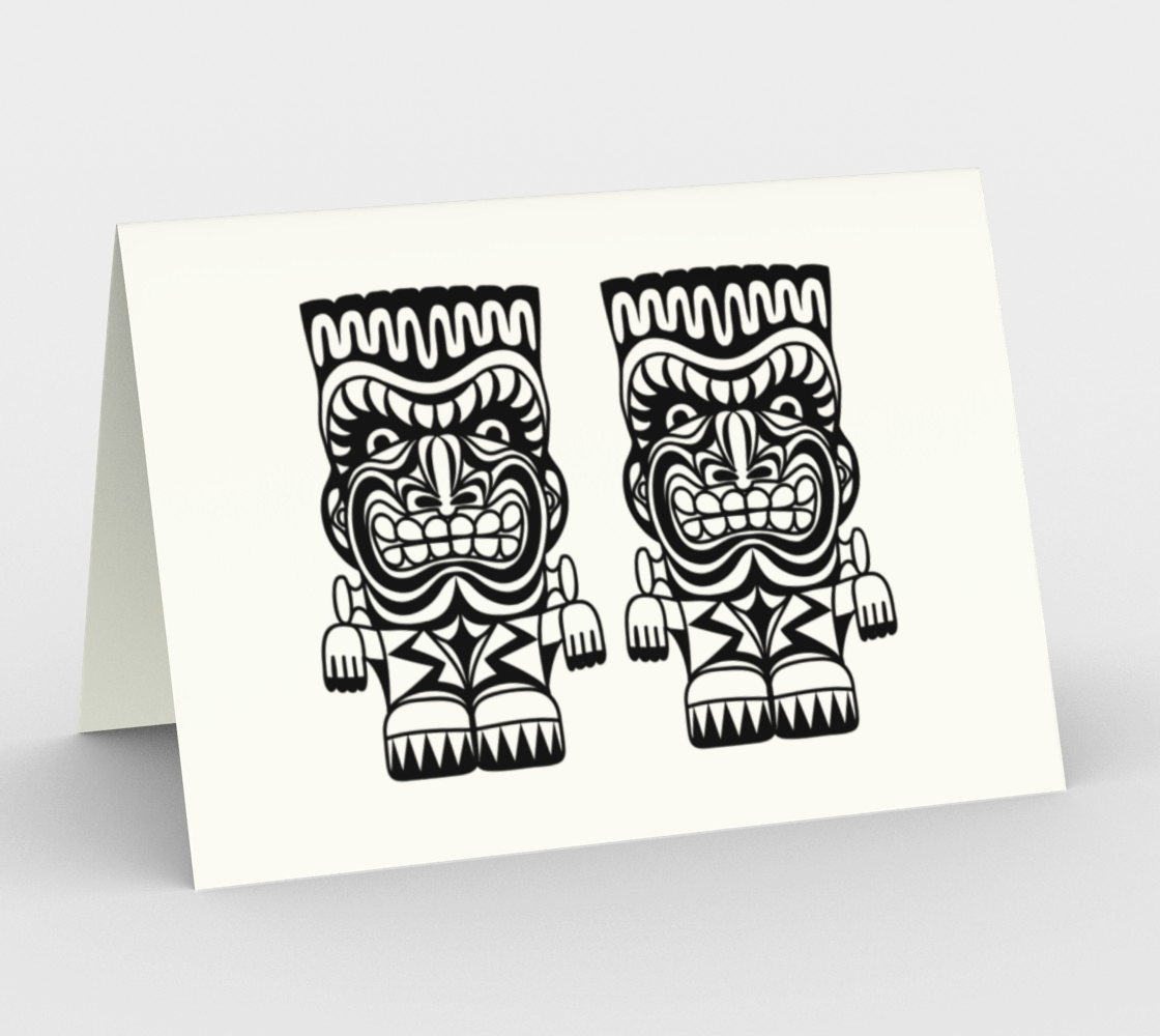 Double Frankenstein Tiki Monsters - CARDS Set of 3