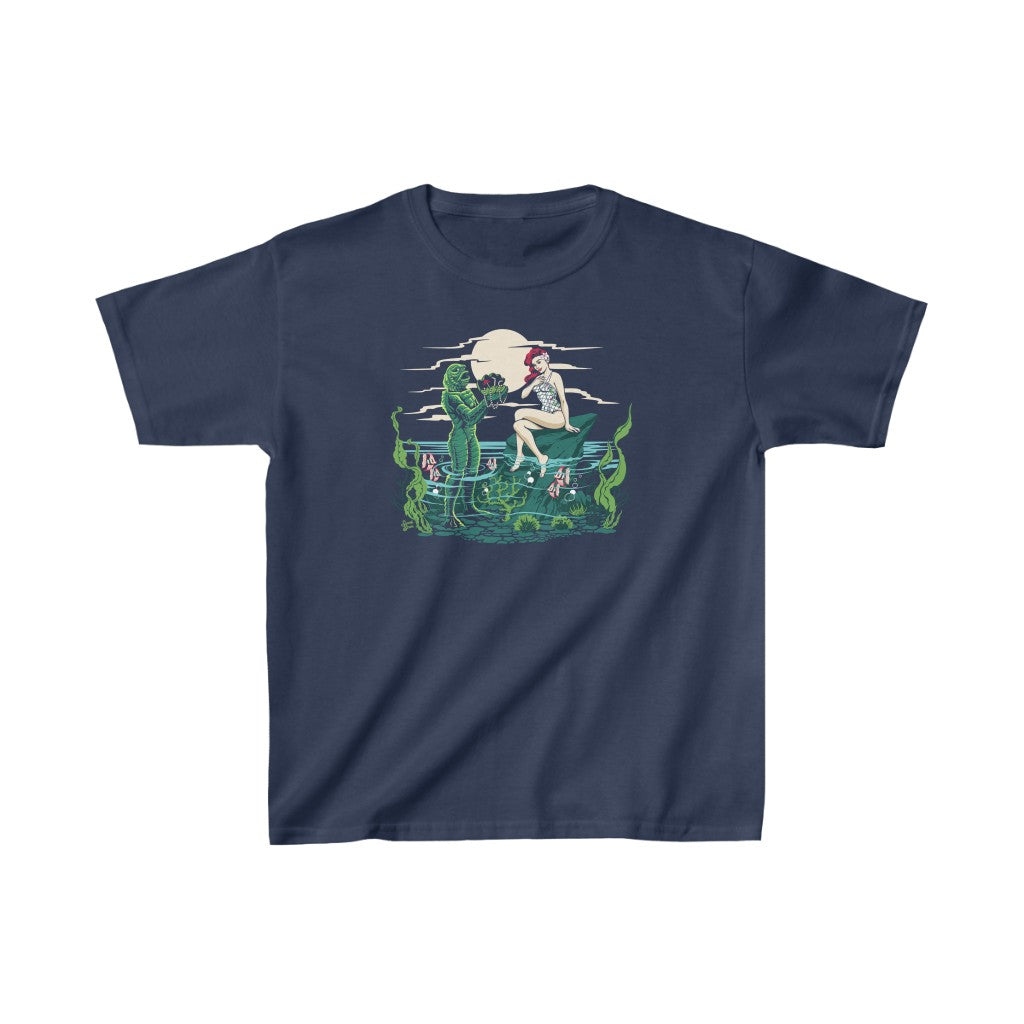 Mid Century Swamp Couple - Youth Kids Tee