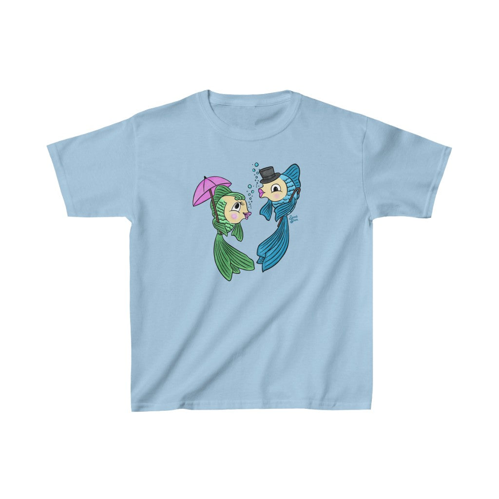 Dapper Fish Couple - Youth Kids Tee