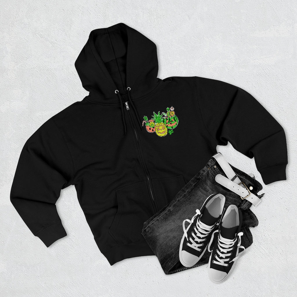 SummerWeen Tiki - Unisex Zip Hoodie