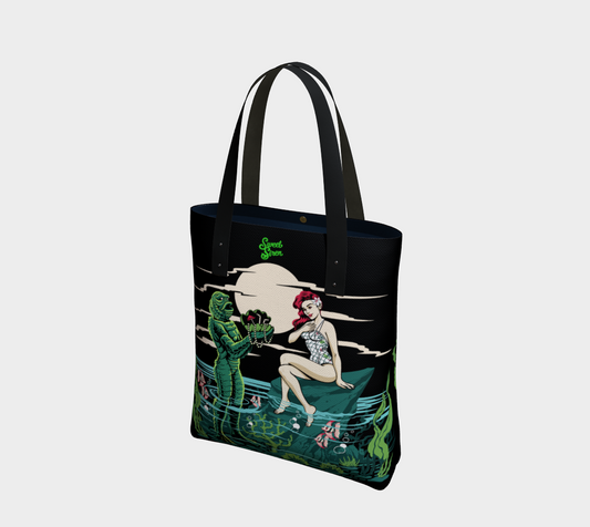 Mid Century Swamp Couple - Urban Tote