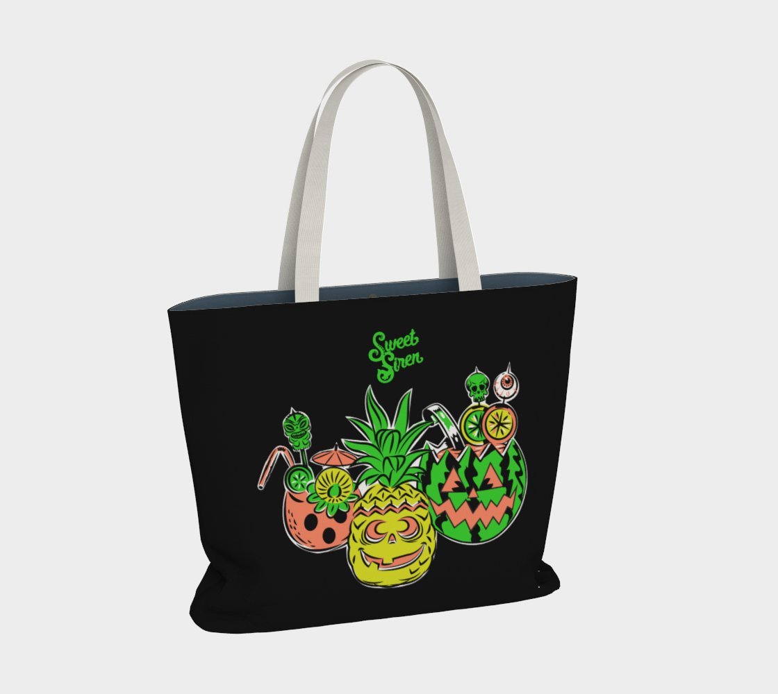 SummerWeen Tiki - Beach Tote