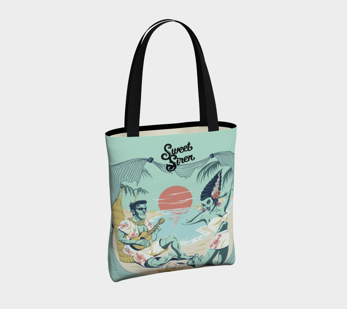 We're Alive! - Navy Aqua - Basic Tote