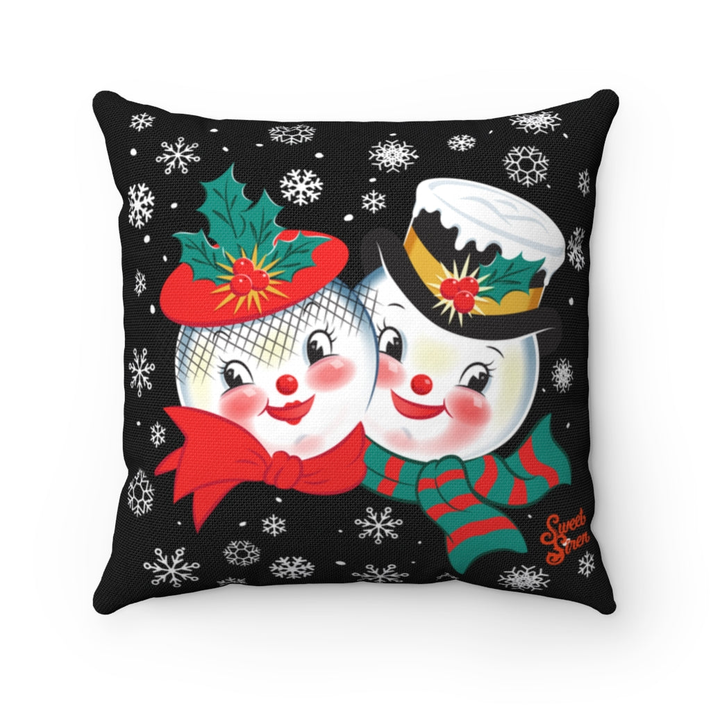 Snowed In - FULL Pillow - Black