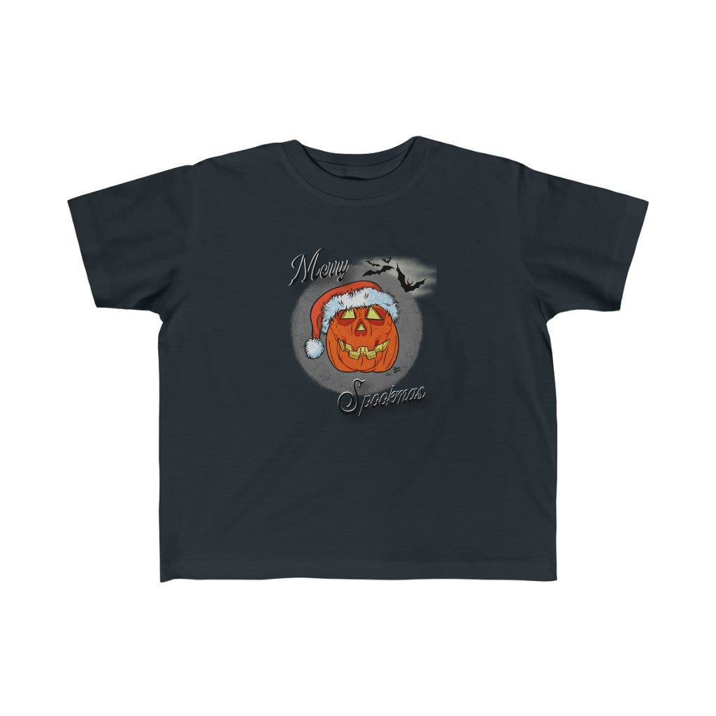 Merry Spookmas Pumpkin - Toddler Kid's Tee