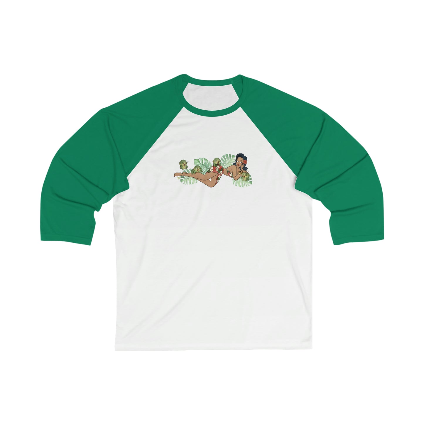 Creature Babies - Unisex 3\4 Sleeve Baseball Tee