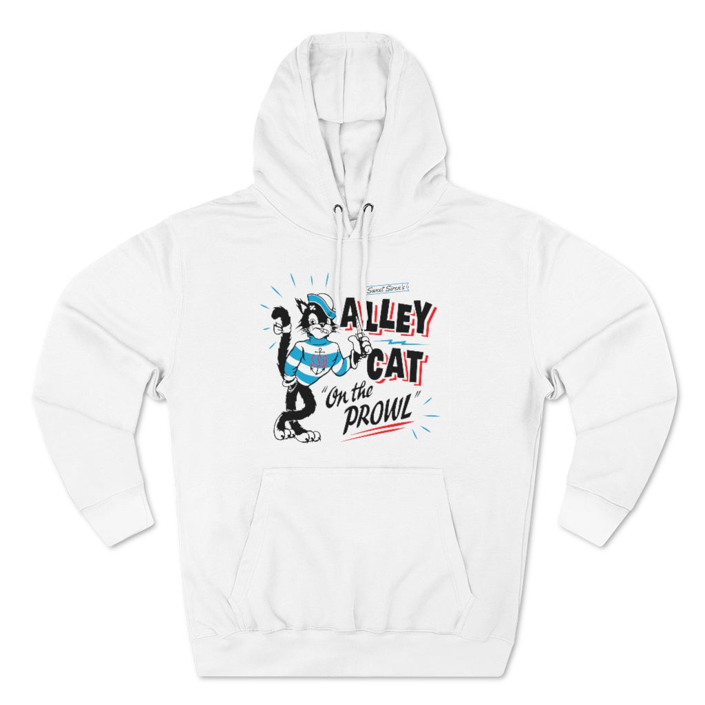 Alley Cat on the Prowl - Unisex Pullover Hoodie