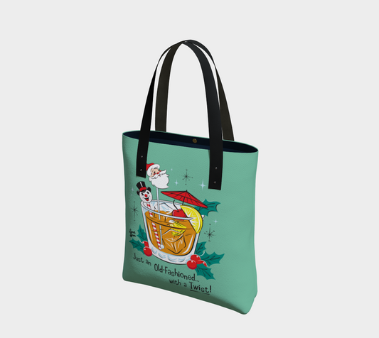 Old Fashioned with a Twist - Urban Tote - Retro Mint