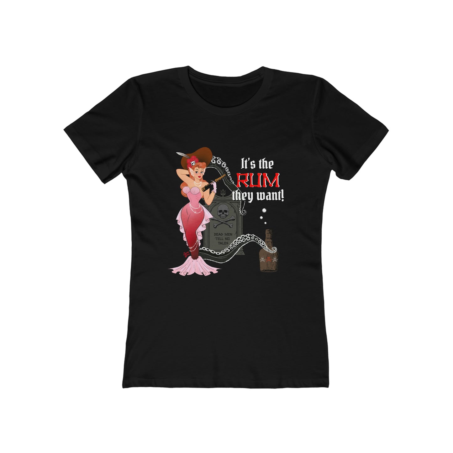 Red Headed Pirate Mermaid - Women's Tee