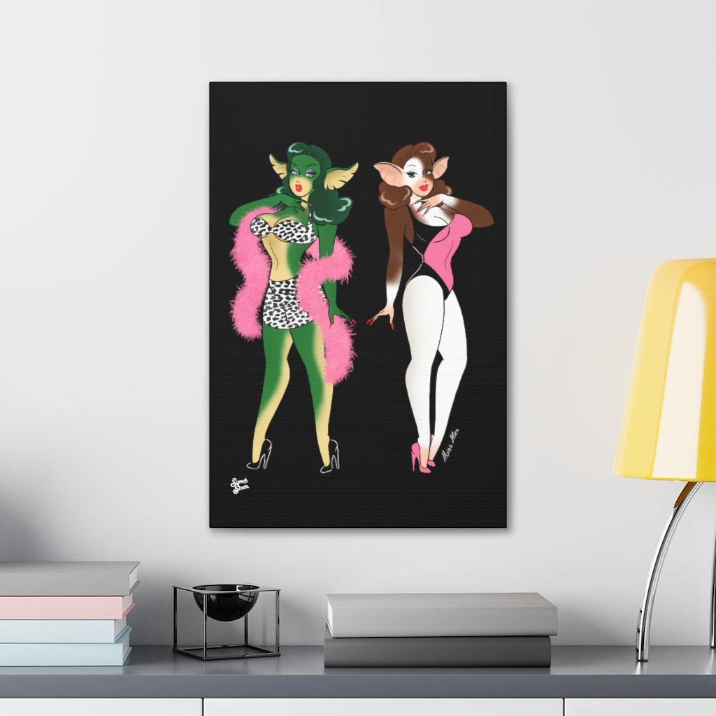 Gremlin Babes - Canvas Print