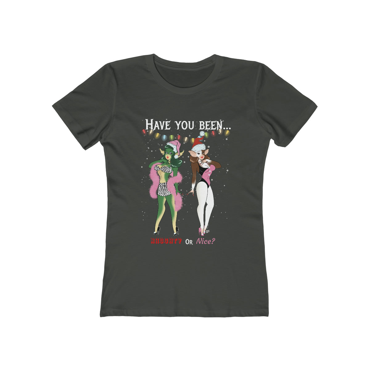 Naughty or Nice Gremlin Babes - Women's Tee