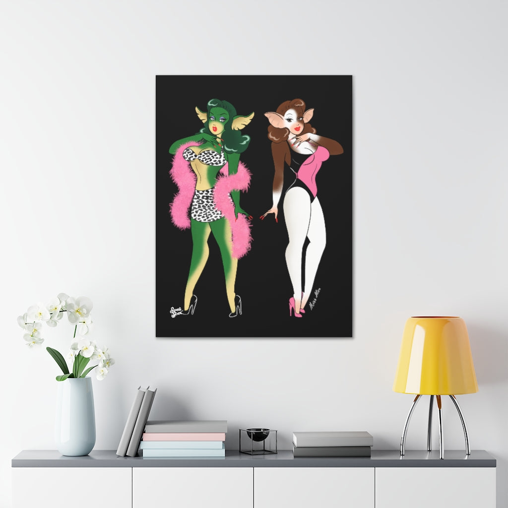 Gremlin Babes - Canvas Print