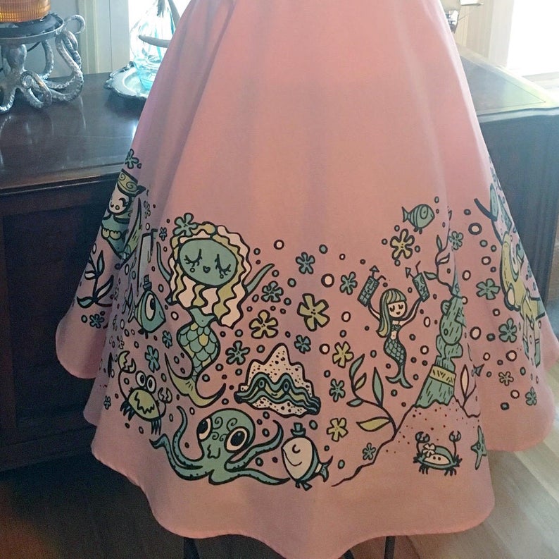 Tiki Tony Sweet Siren Mermaid Swing Skirt