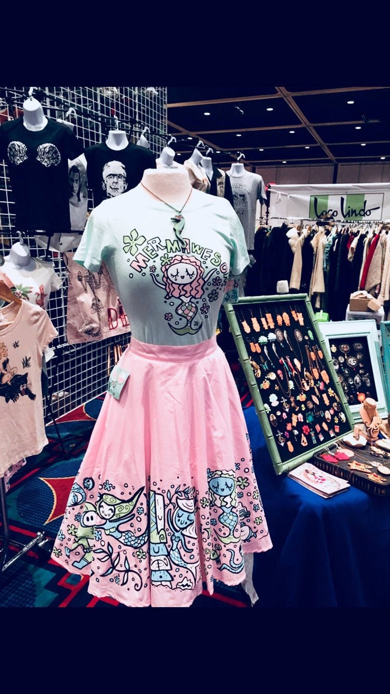 Tiki Tony Sweet Siren Mermaid Swing Skirt