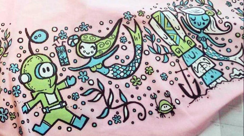 Tiki Tony Sweet Siren Mermaid Swing Skirt