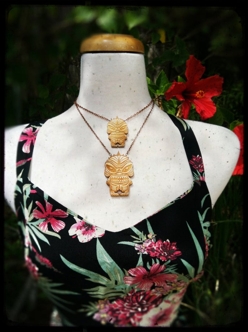 Creature Tiki Necklace - Small