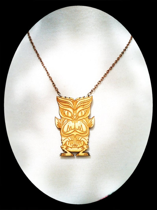 Wolfman Tiki Necklace - Large