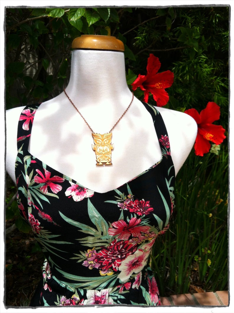 Wolfman Tiki Necklace - Large