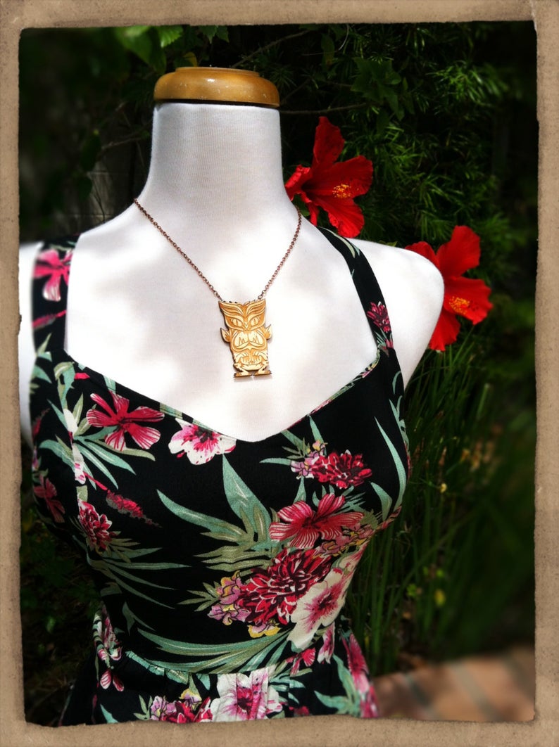 Wolfman Tiki Necklace - Small