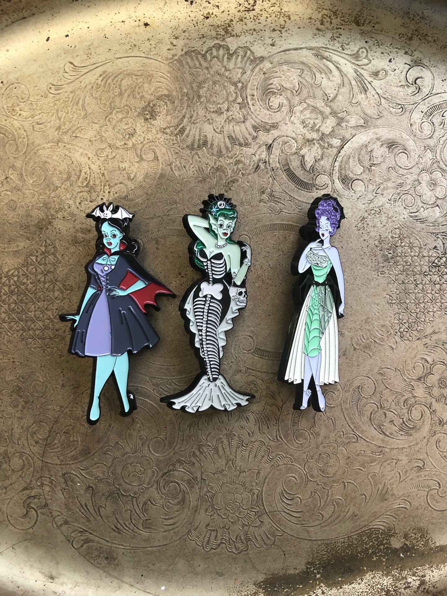 Trick or Treat Babes - Pin set of 3